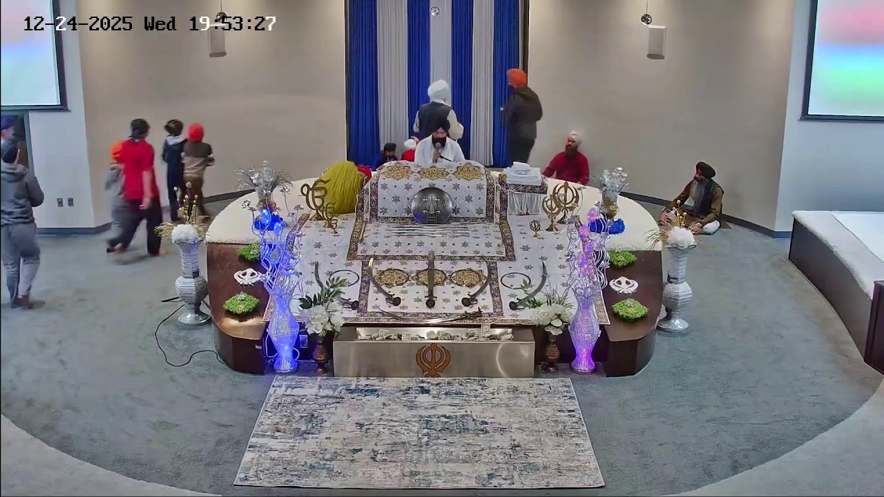 Gurdwara Sahib Kansas Live Telecast Evening  Diwan Dec 24,  2025