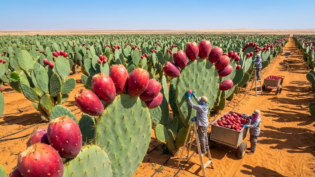 This Cactus is ILLEGALLY Productive. We Grew a Prickly Pear Forest in a Desert