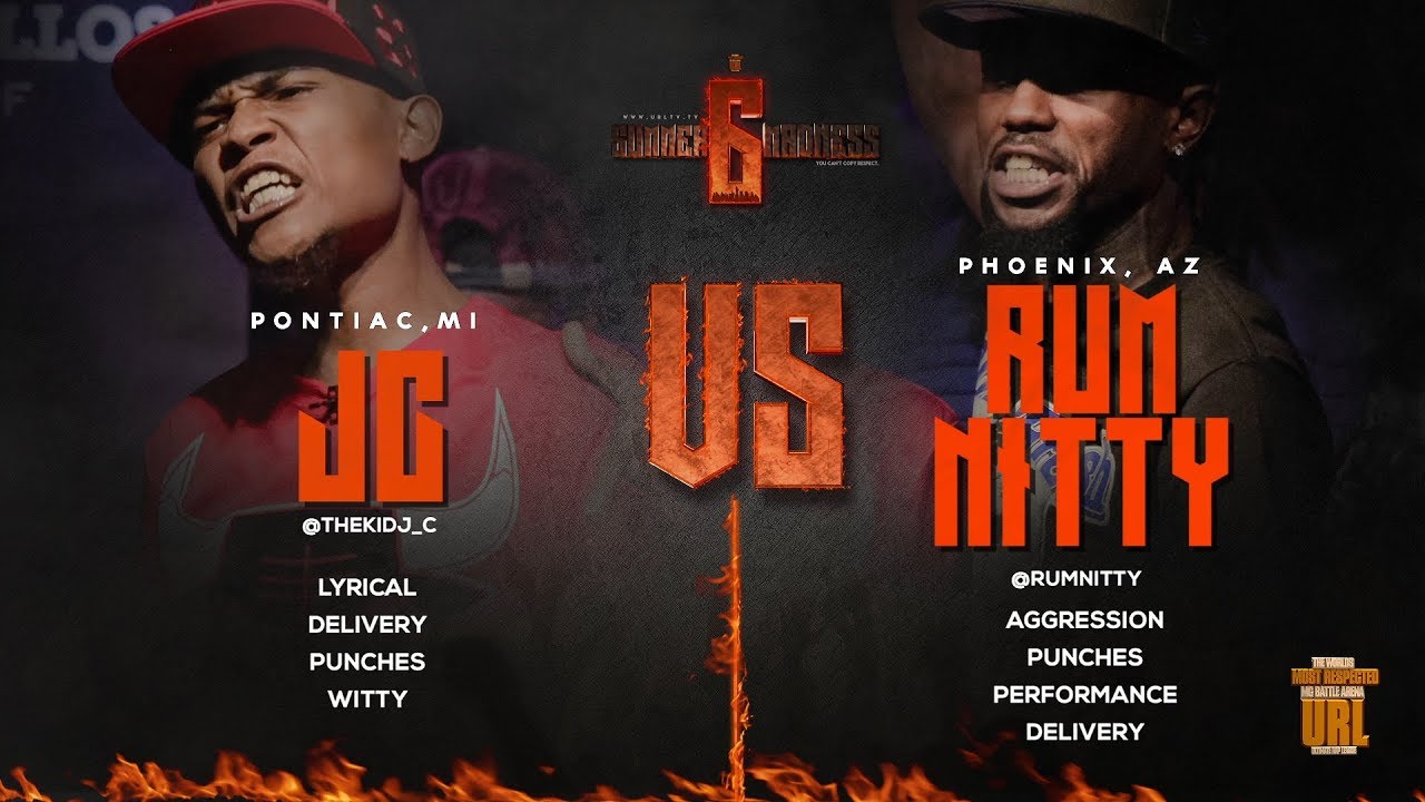 JC VS RUM NITTY SMACK/ URL RAP BATTLE | URLTV
