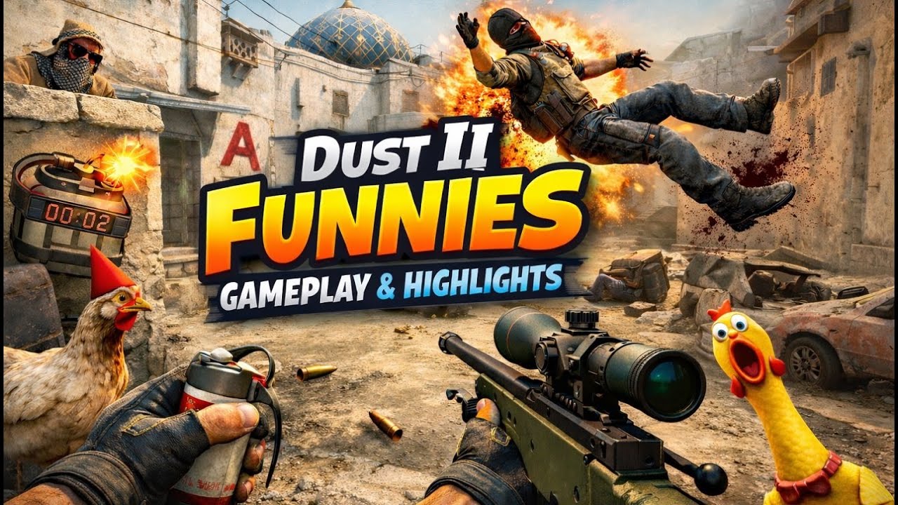 Dust II MVP & Funnies | CSGO Counter-Strike 2 | Competitive Gameplay Highlights Ghost Stormrage