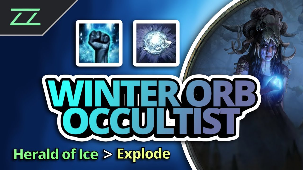 Winter Orb Occultist - Fullscreen Clear + Fast Mapper - Path of Exile 3.16