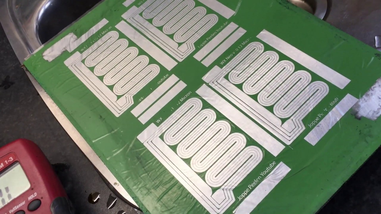 Planar magnetic speaker etching a given foil