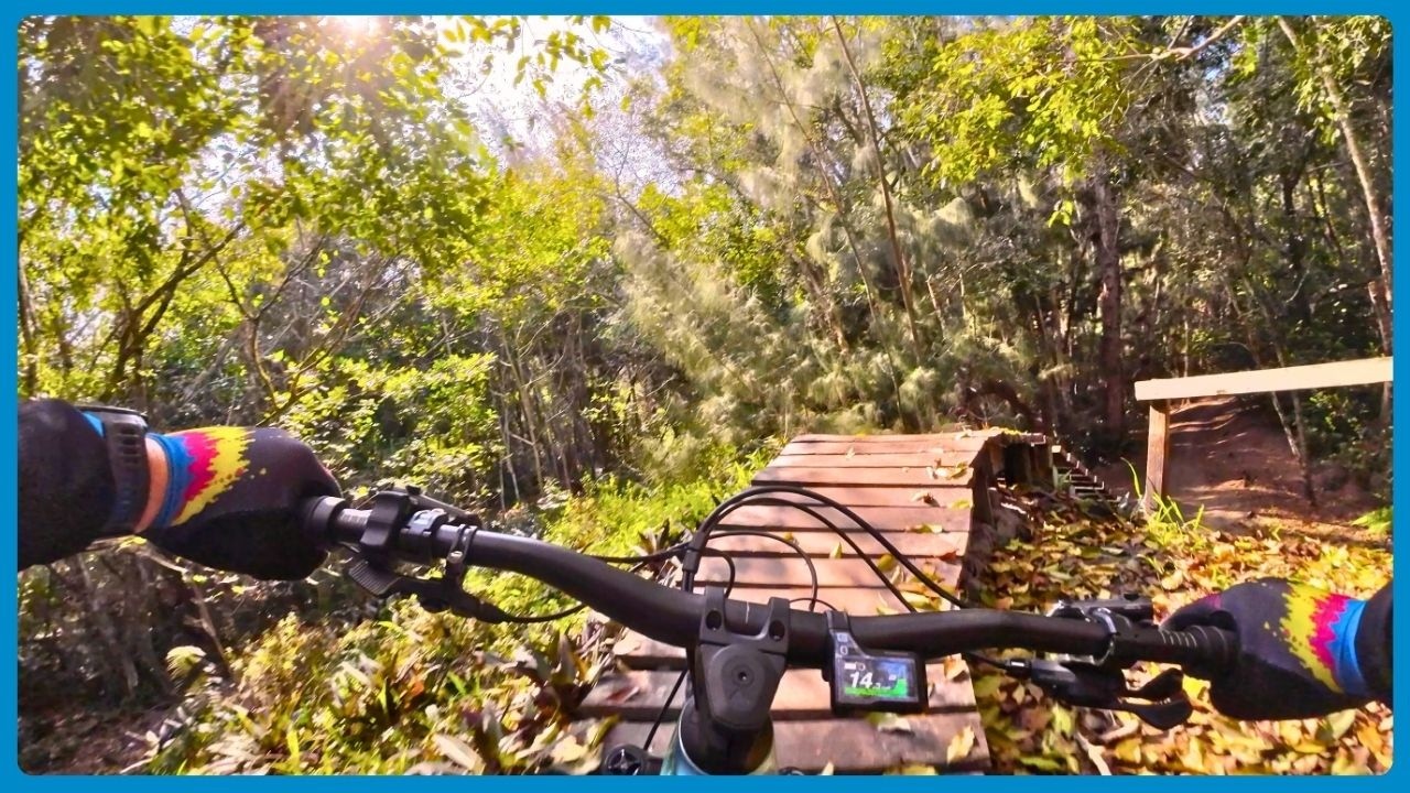 ELECTRIC MTB AT MARKHAM PARK, FLORIDA!