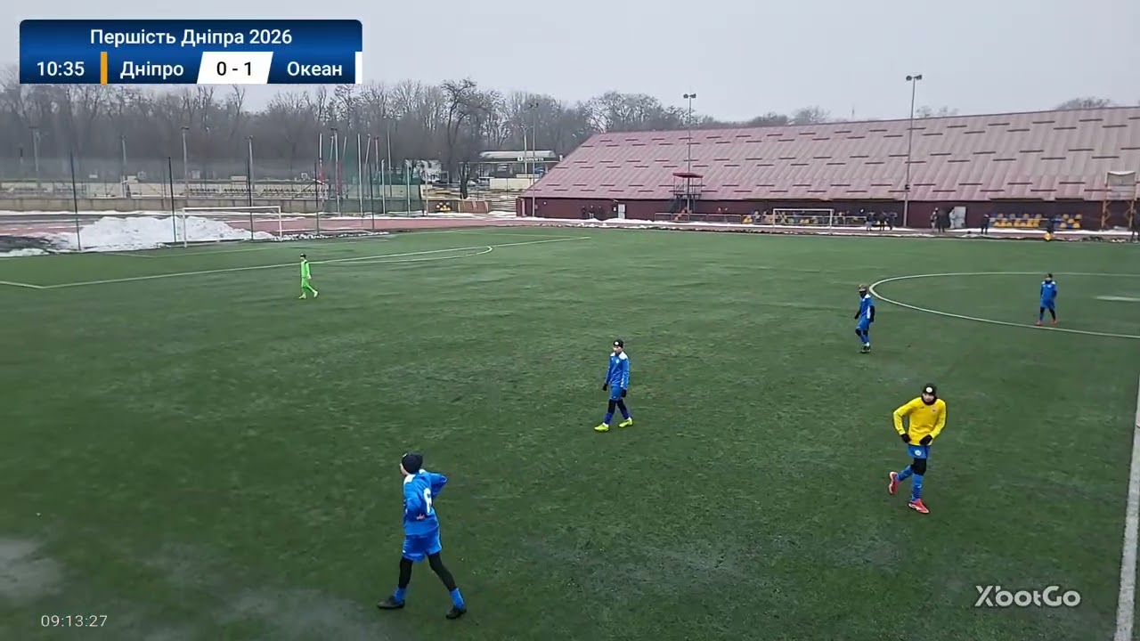 Зимова першість міста Дніпро ФК Дніпро 2013 - ДЮСШ 7 Океан (0-3)