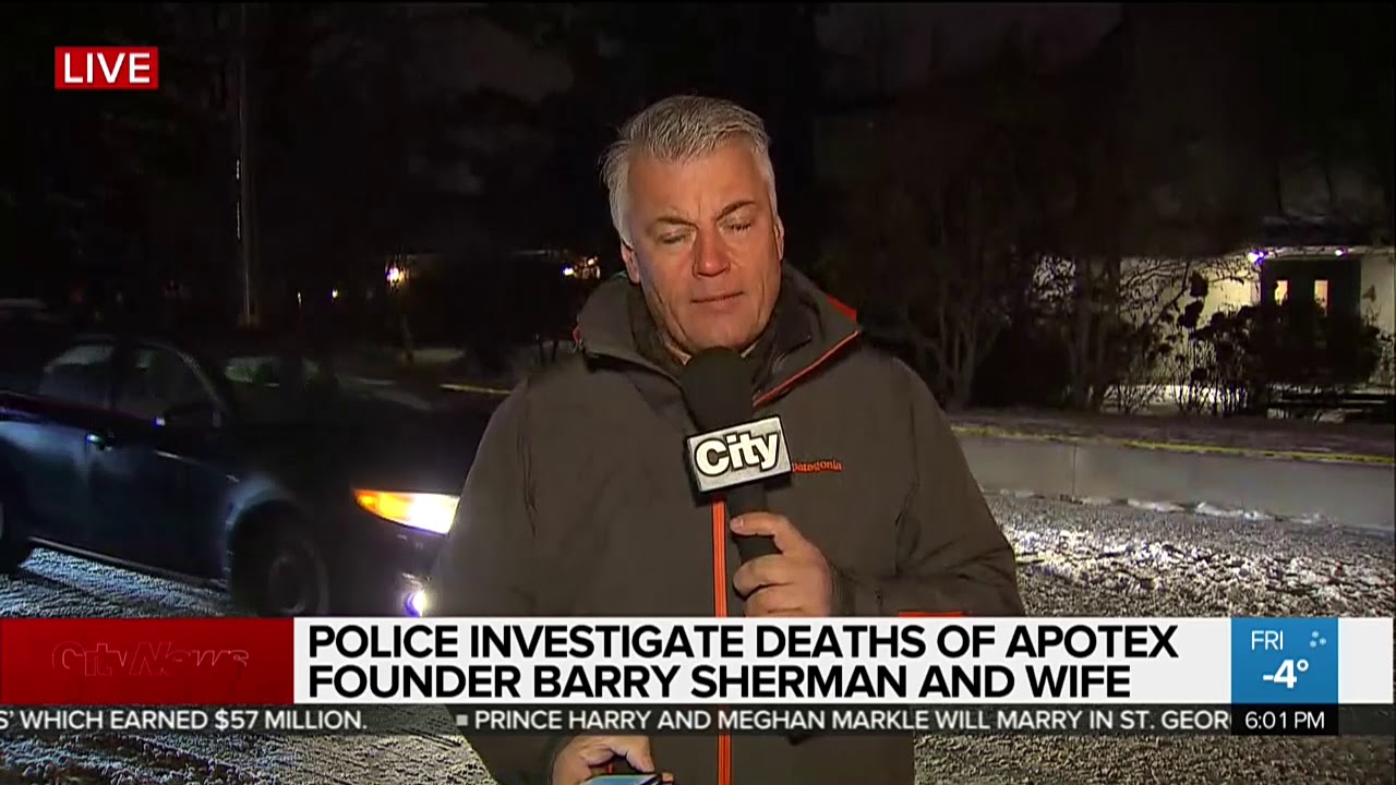Police investigate deaths of Apotex founder Barry Sherman and his wife