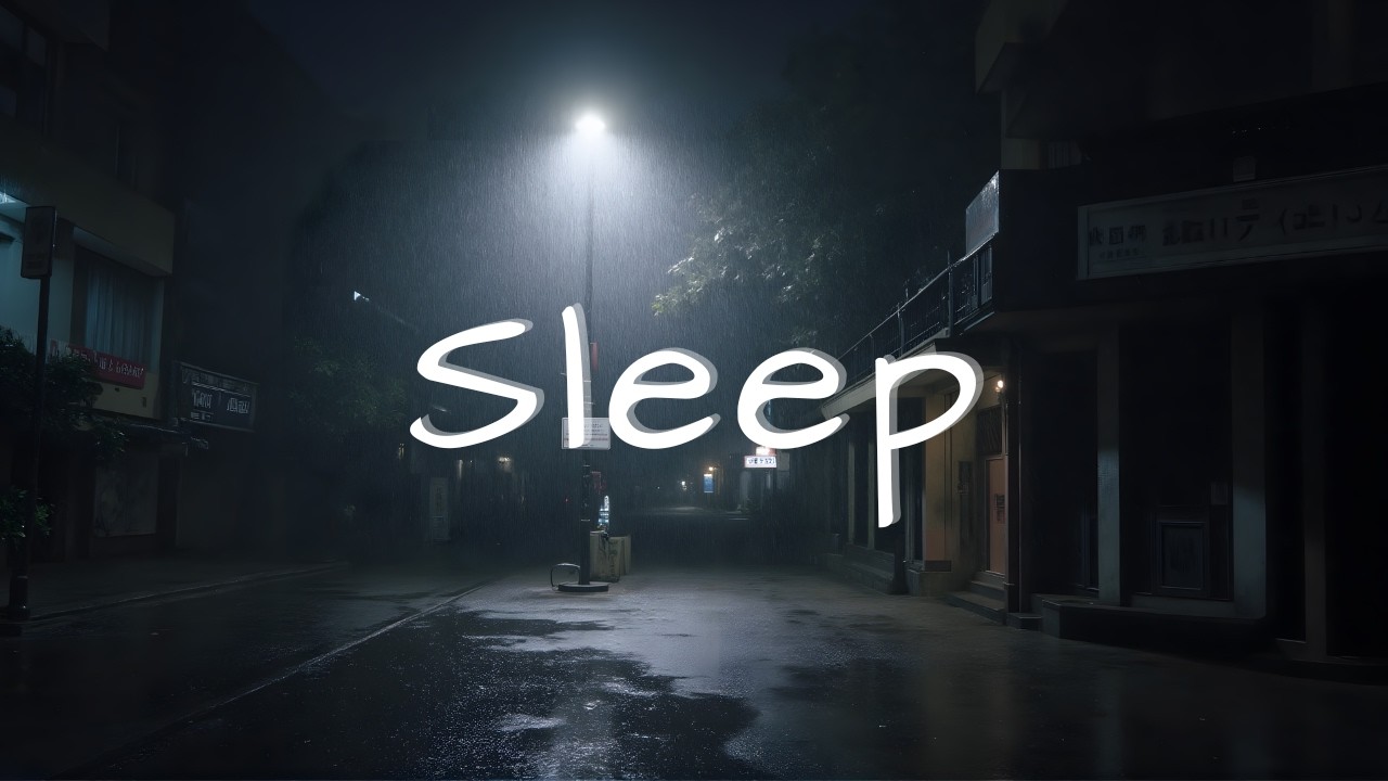 2 Hours of Dark Rain Ambient 🌙 Calm Background Music for Deep Sleep & Study Focus