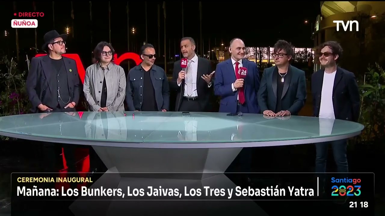 Los Bunkers conversan con 24 Horas / TVN en la previa de los Panamericanos 2023