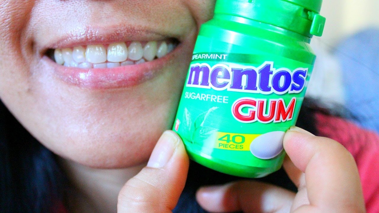ASMR Chewing Mentos Gum ScorpioAnnYT