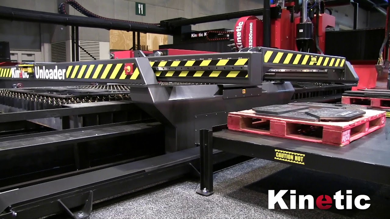 Automated Part Unloader - Kinetic Plasma Cutting Systems