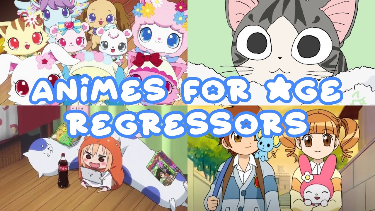 ꒰ 15 animes for age regressors 🍓 ꒱ sfw agere