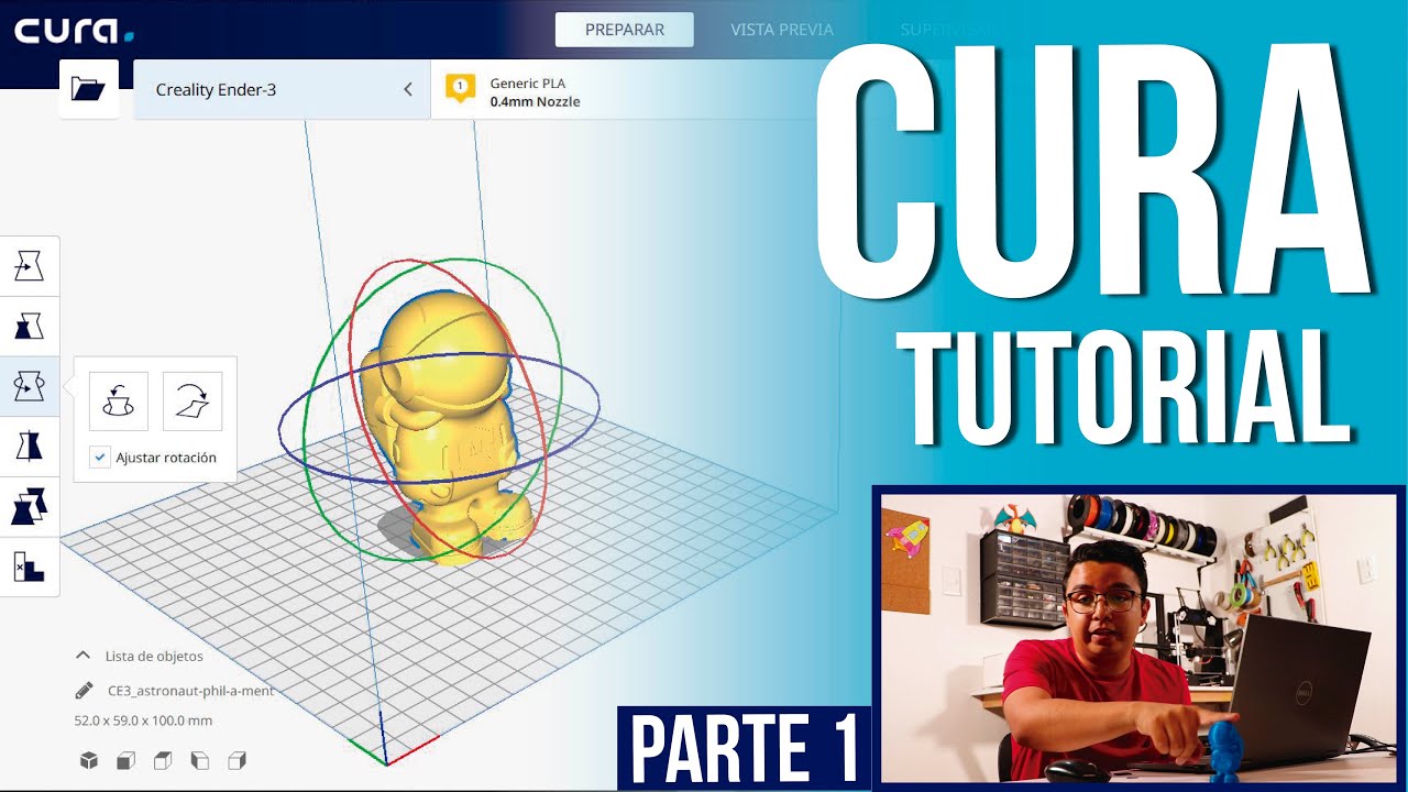 😱 Cura 3D 👉 👉 Cura 3D GUÍA para PRINCIPIANTES | Cómo instalar CURA ❗ | PARTE 1 de 2