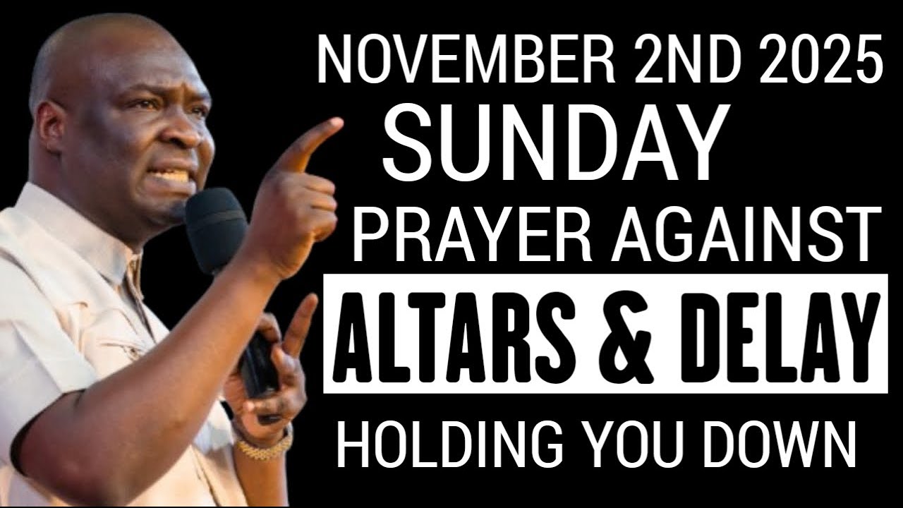 {Sunday, November 2nd 2025} Destroy Altars Stagnation and spirit of delay | Apostle Joshua Selman
