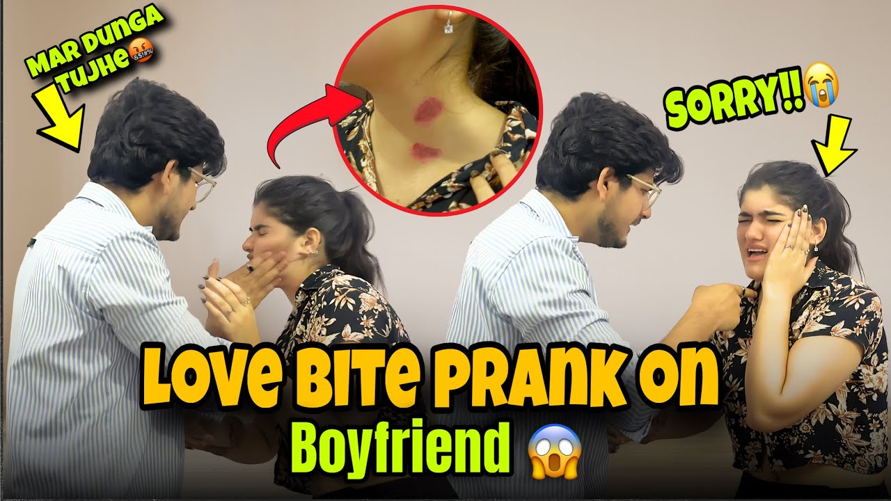 Love Bite Prank On Avii 💋Revenge Prank 😱|| Breakup Hogya💔😭