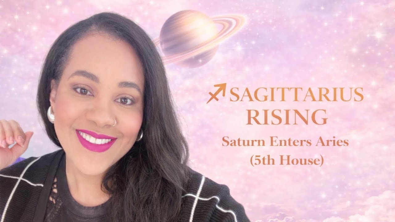 ♐ SAGITTARIUS RISING – Saturn Enters Aries (5th House) - What To Expect