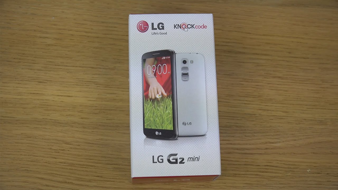 LG G2 Mini — распаковка (4K)