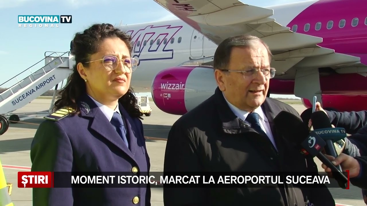 Moment istoric marcat la Aeroportul Suceava