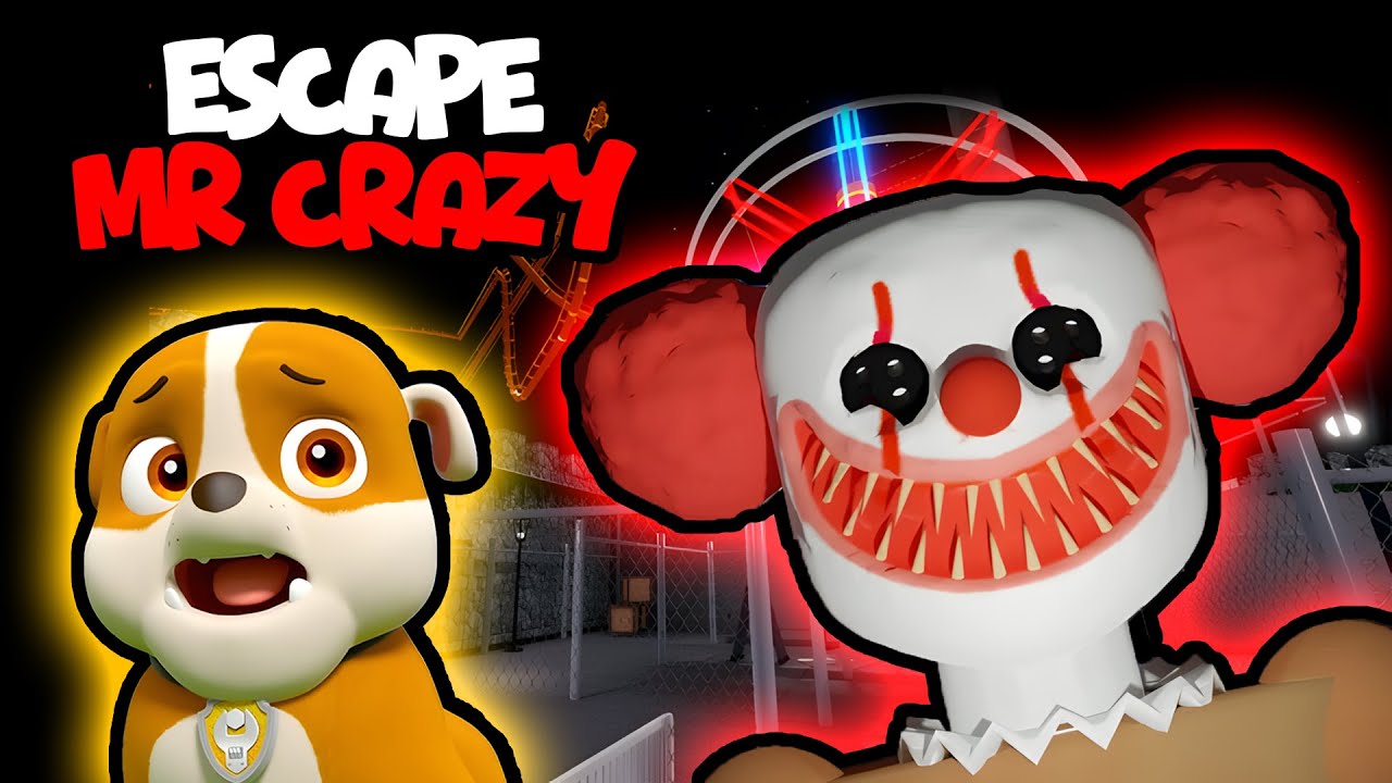 MR CRAZY'S CARNIVAL! (SCARY OBBY) | Roblox Funny Moments | Rubble in Roblox #obby #roblox
