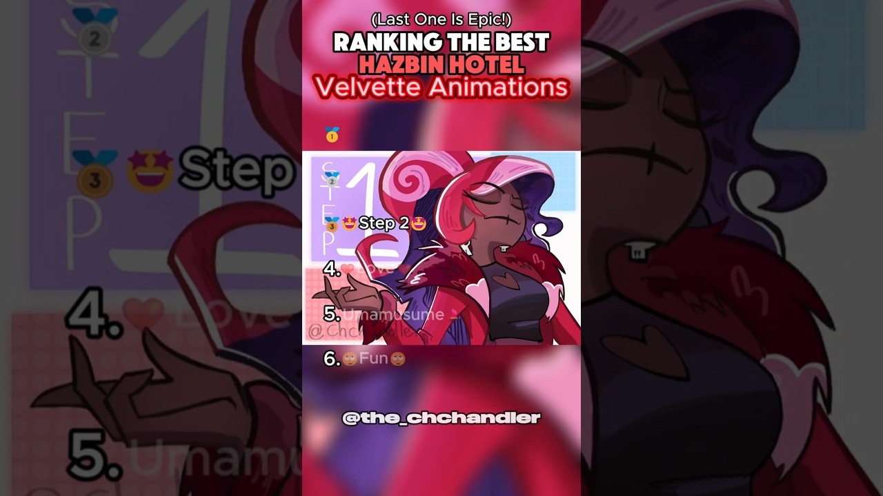 RANKING best Hazbin Hotel Velvette animations #hazbinhotel