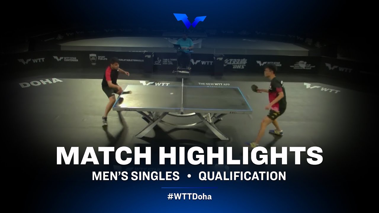 Chua Josh Shao Han vs Mohammadali Rouintanesfanhani | WTT Star Contender Doha 2021 | MS | Qual