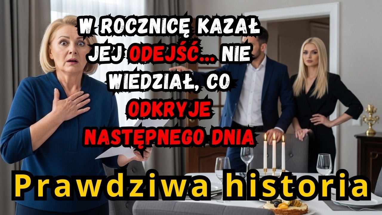 W rocznicę kazał jej odejść… Nie wiedział, co odkryje następnego dnia