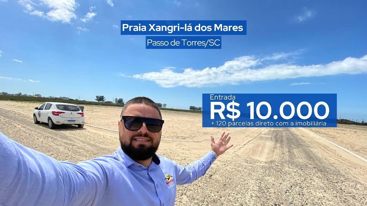 Terrenos em Passo de Torres/SC com entrada a partir de R$ 10.000,00 + 120x no boleto!