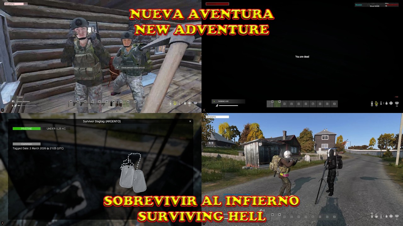 DayZ - HELL'S DOMAIN - Día/Day 01 - NUEVA AVENTURA Y REPUTACIÓN/NEW ADVENTURE AND REPUTATION 🛡️