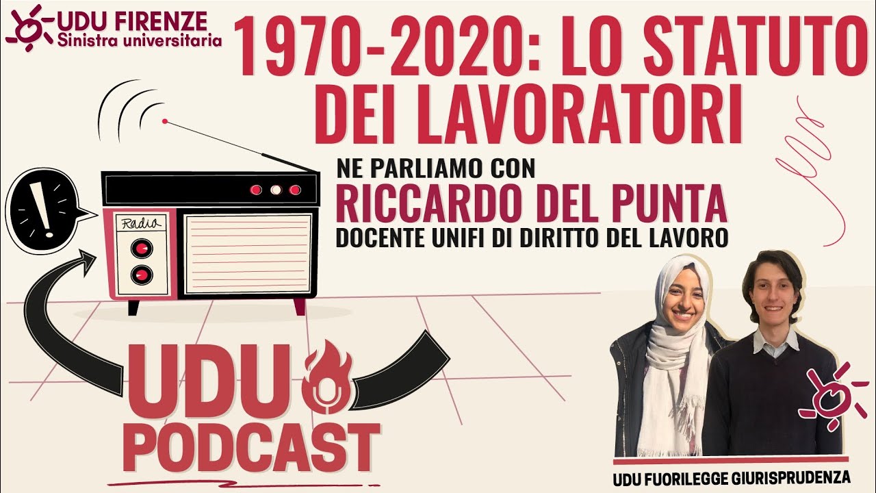 1970-2020: Lo Statuto dei lavoratori e le sue sfide - con il Prof. Riccardo Del Punta | Udu Podcast
