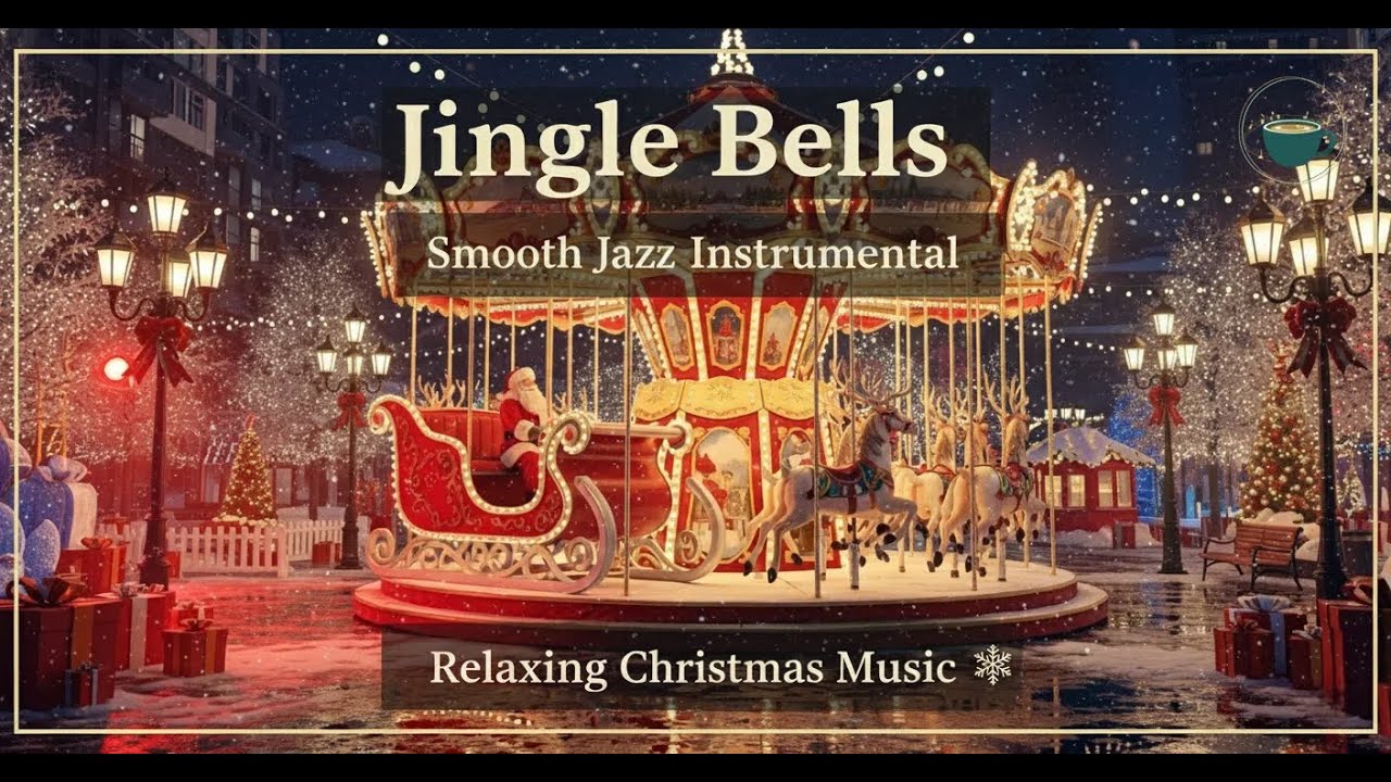 Jingle Bells (Smooth Jazz Instrumental) - Relaxing Christmas Music | Café Bossa