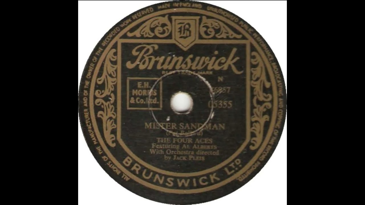 UK New Entry 1955 (1) Four Aces feat. Al Alberts - Mister Sandman