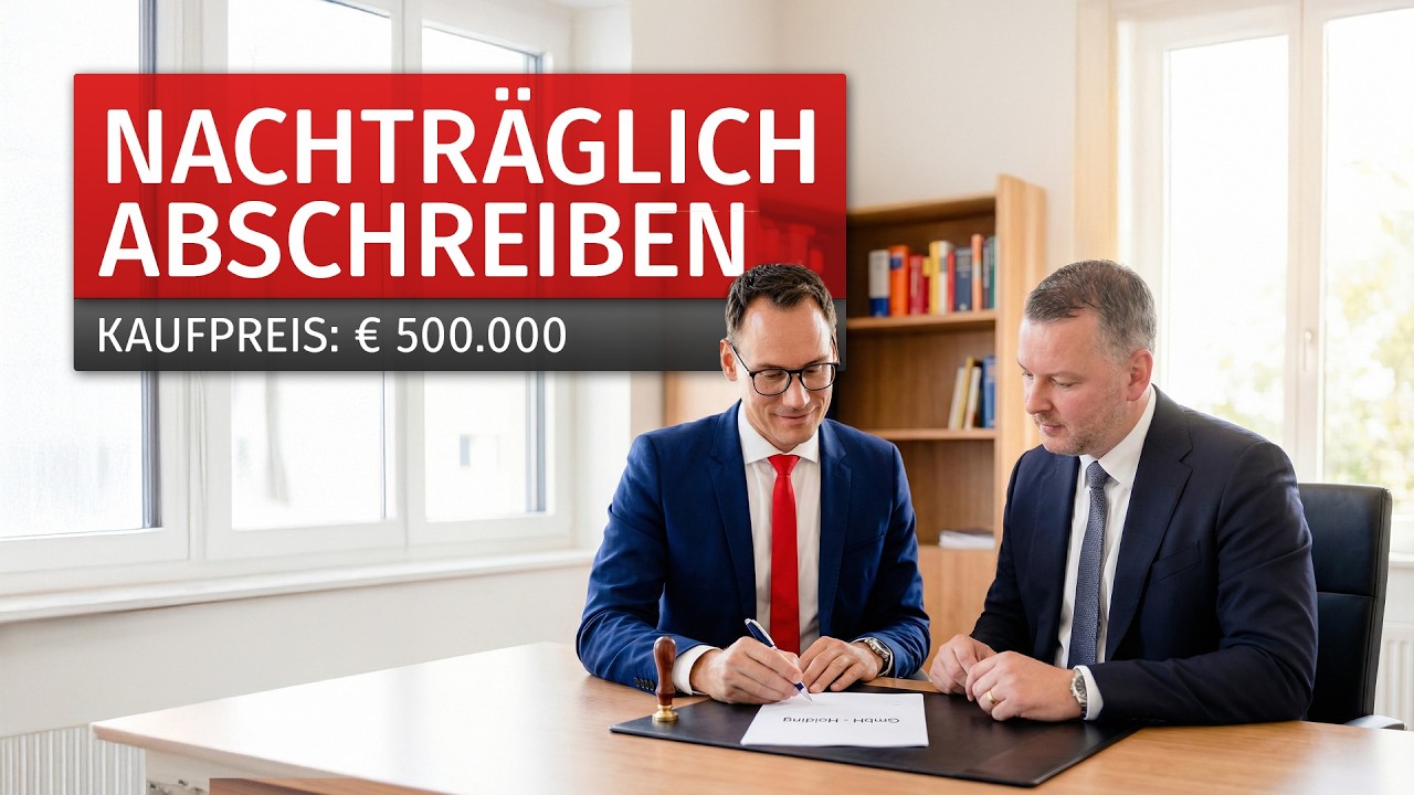 GmbH-Anteile: Kaufpreis steuerlich abschreiben (&euro; 170.000 Steuererstattung)