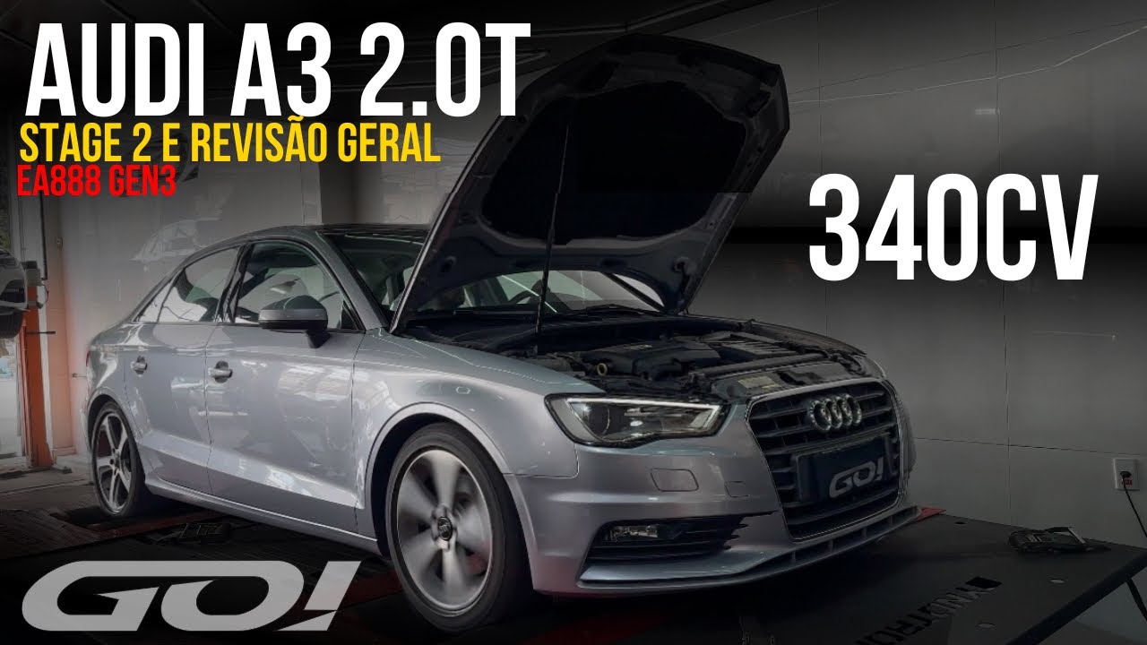 Audi A3 2.0TFSI Revisão Geral & Stage 2 340hp