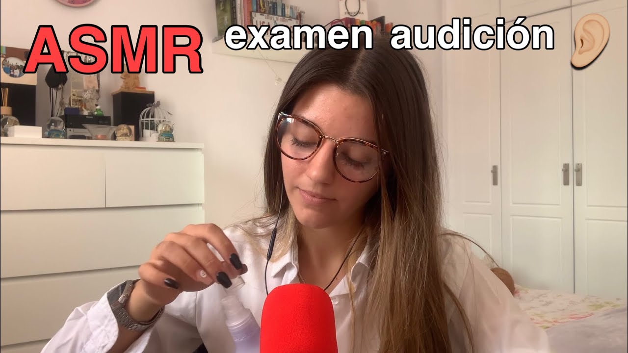 ASMR - SAGA EXAMEN NERVIOS CRANEALES 🧠 / Examen de oído 👂🏼 | Paulichi21