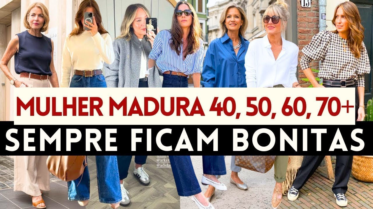 🔴30 ROUPAS que SEMPRE FICA LINDAS depois dos 40! | Maga Moda