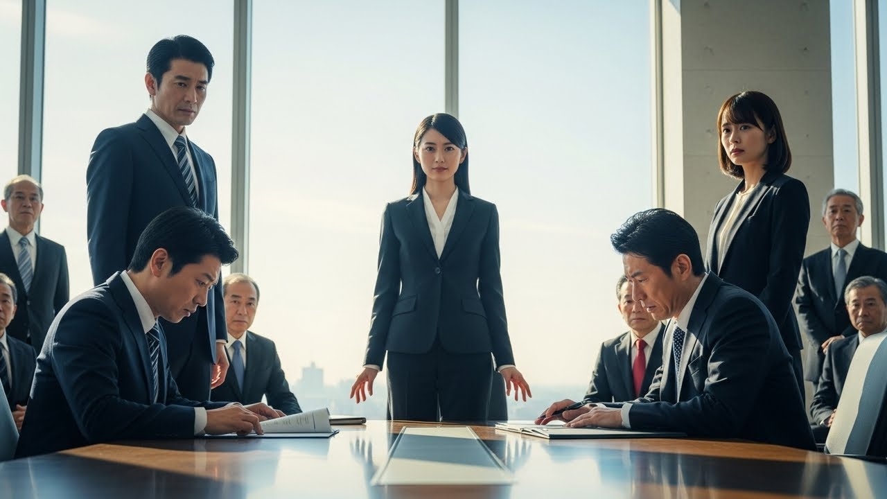 若い秘書 - 会社と夫を奪われた私** → **役員会で暴露した”１本の録音テープ”で形勢逆転