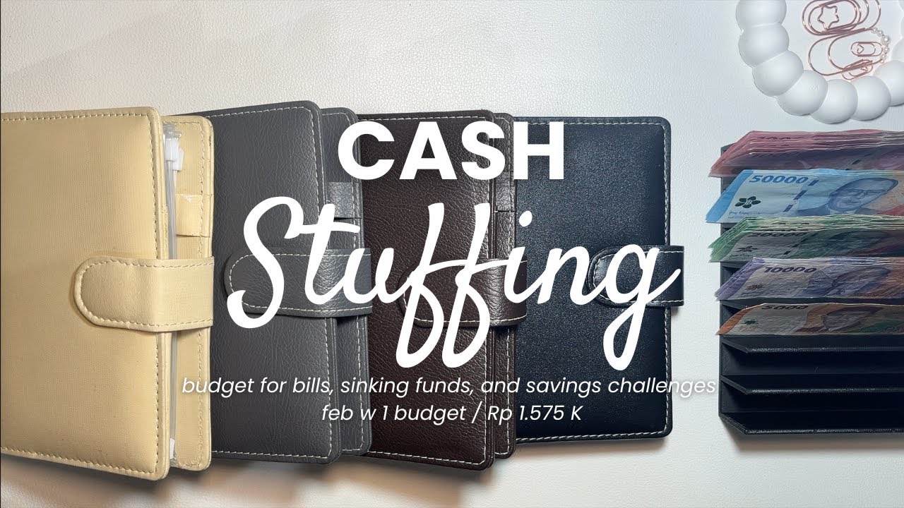 Cash Envelope Stuffing | February W1 Budget | Rp 1.575K
