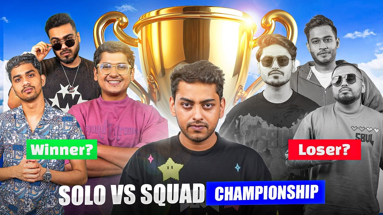 SOLO VS SQUAD CHAMPIONSHIP in S8UL
