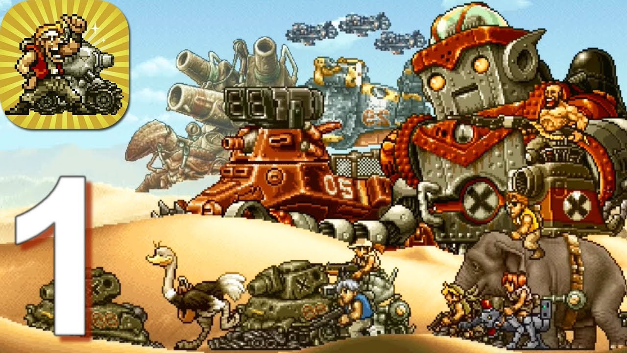 METAL SLUG ATTACK - Gameplay Walkthrough Part 1 Tutorial (Android, iOS)