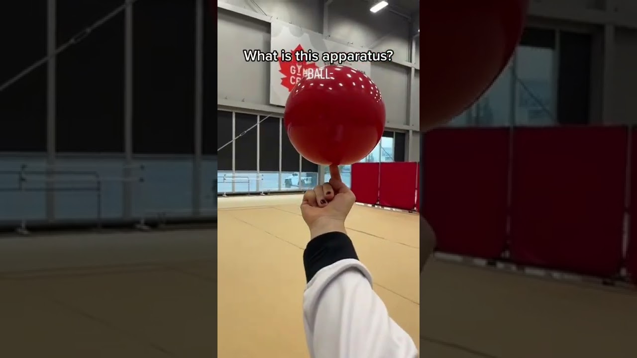 Мяч - снаряд для художественной гимнастики:) Подписывайтесь, чтобы увидеть больше контента по худ...