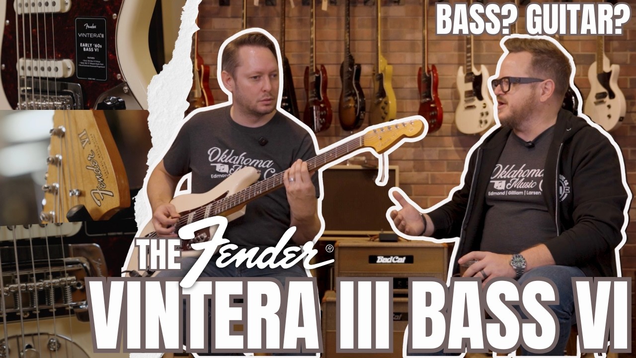 Is It a Bass? Is It a Guitar? It&rsquo;s Just Cool. | Fender Vintera III Bass VI