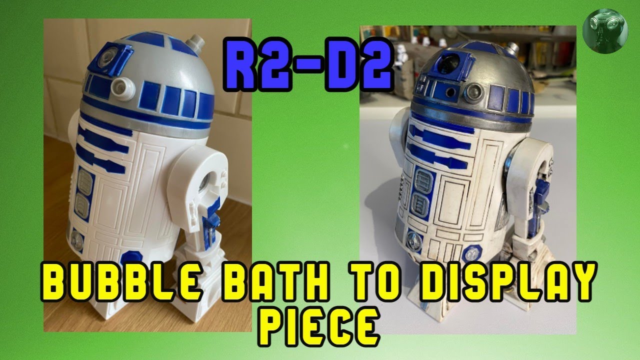 Star Wars R2-D2 Bubble Bath Holder to a Hot Toy's Display Piece.