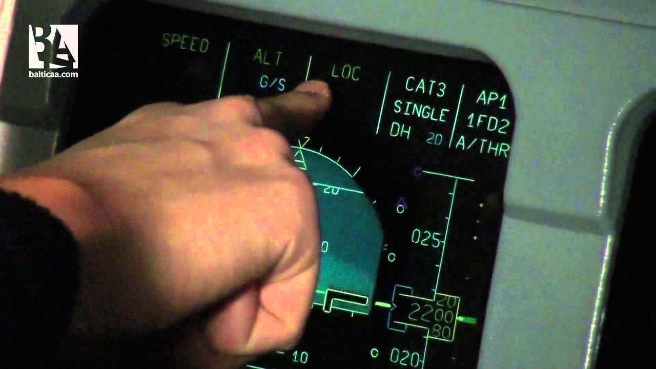 Airbus A320: руководство по автоматической посадке