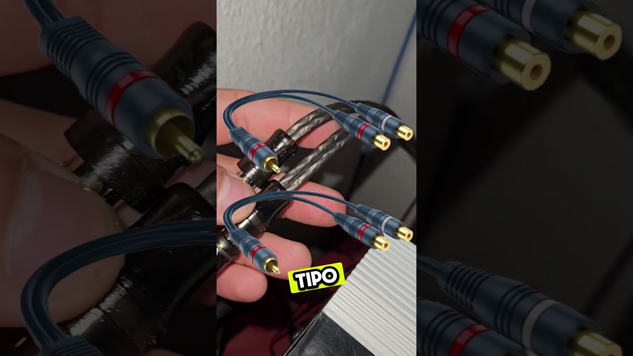 Cómo conectar 2 amplificadores a un estéreo con solo 1 salida RCA #caraudio #amplificador