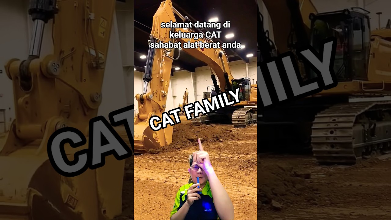 CAT keluarga sahabat usaha anda alat berat dan excavator lengkap dari yang mini sampai yang besar
