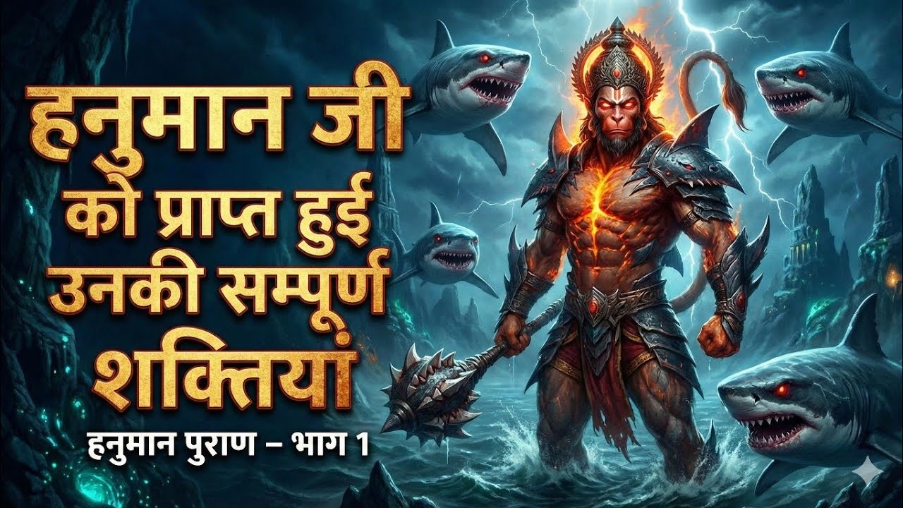 हनुमान जी को प्राप्त हुई उनकी सम्पूर्ण शक्तियां || महाबली हनुमान | | हनुमान पुराण – भाग 1 @Tilak 