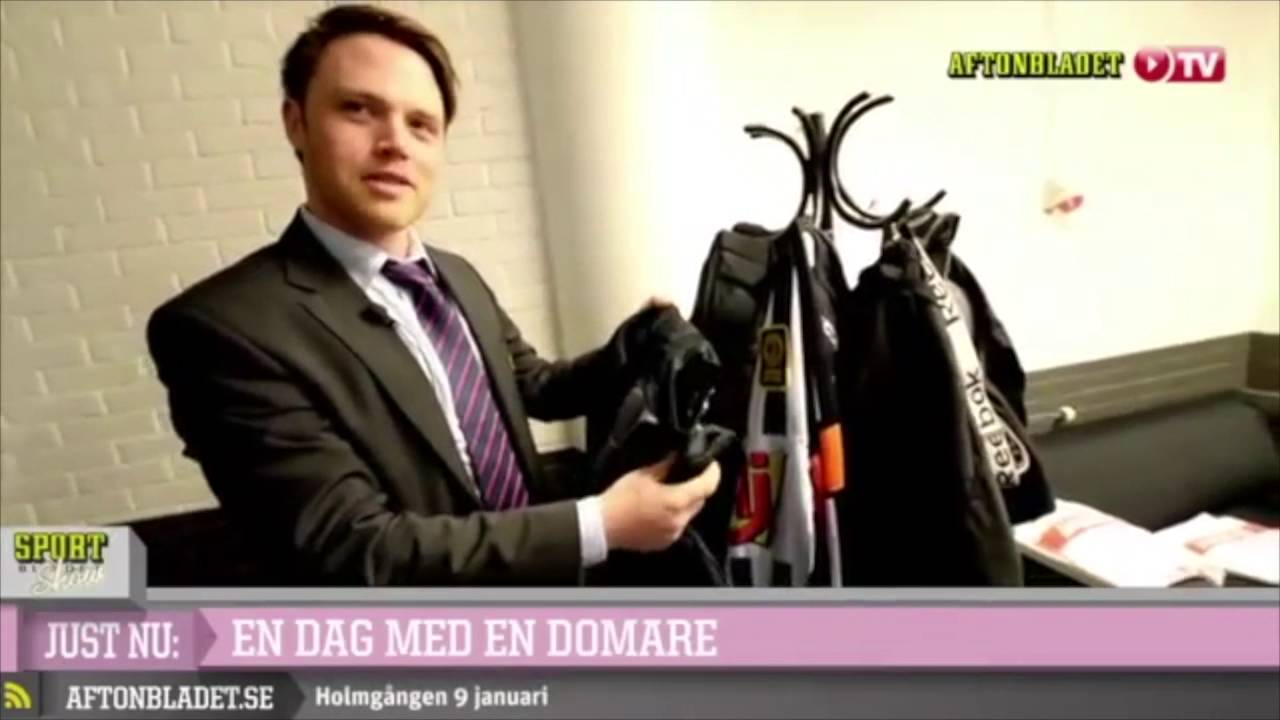 En dag med en allsvensk hockeydomare!
