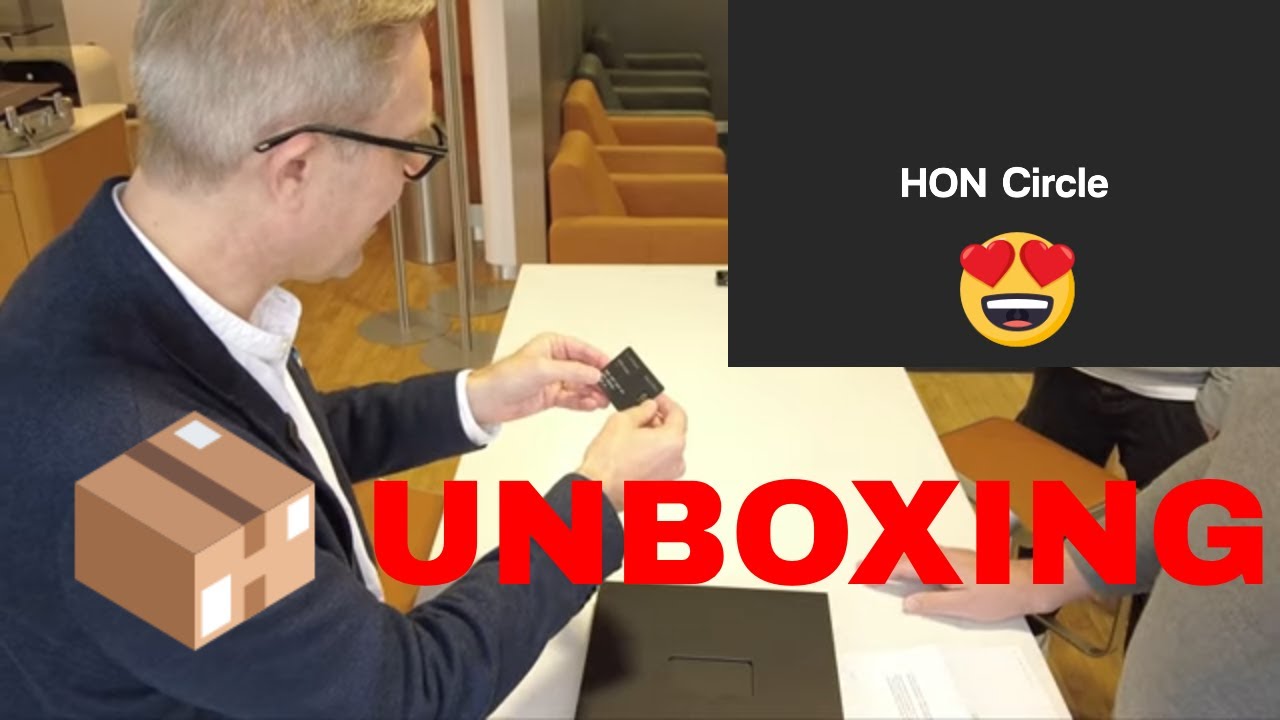 Lufthansa Miles & More HON Circle Willkommenspaket unboxing