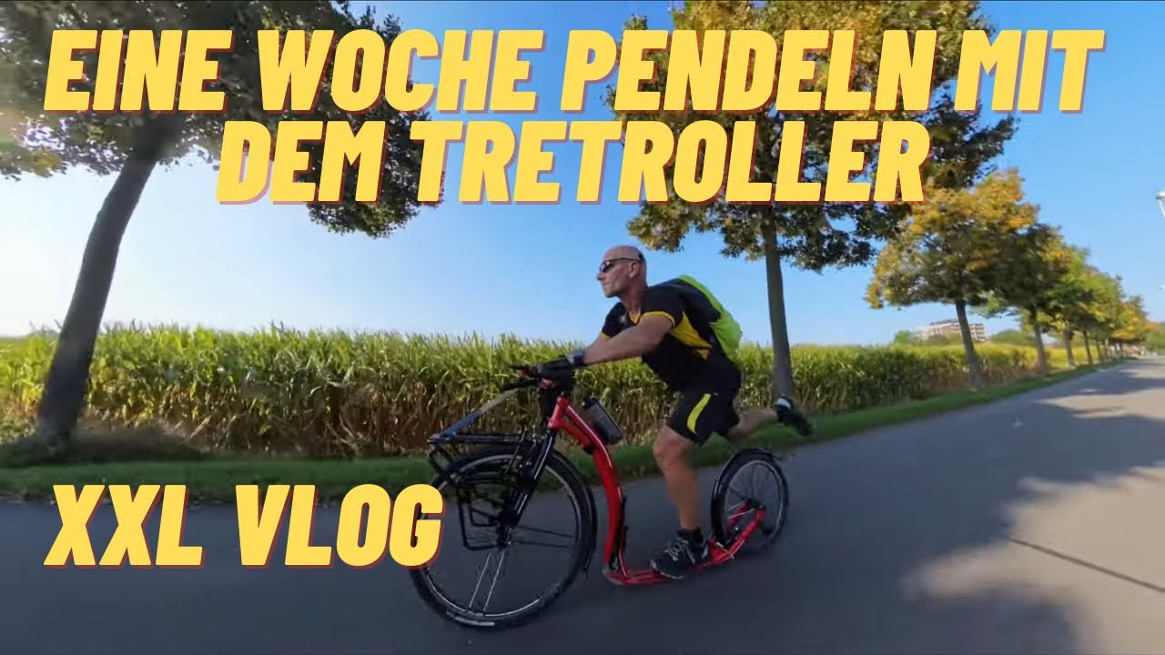 Eine Woche pendeln mit dem Tretroller Yedoo Trexx - XXL-Vlog