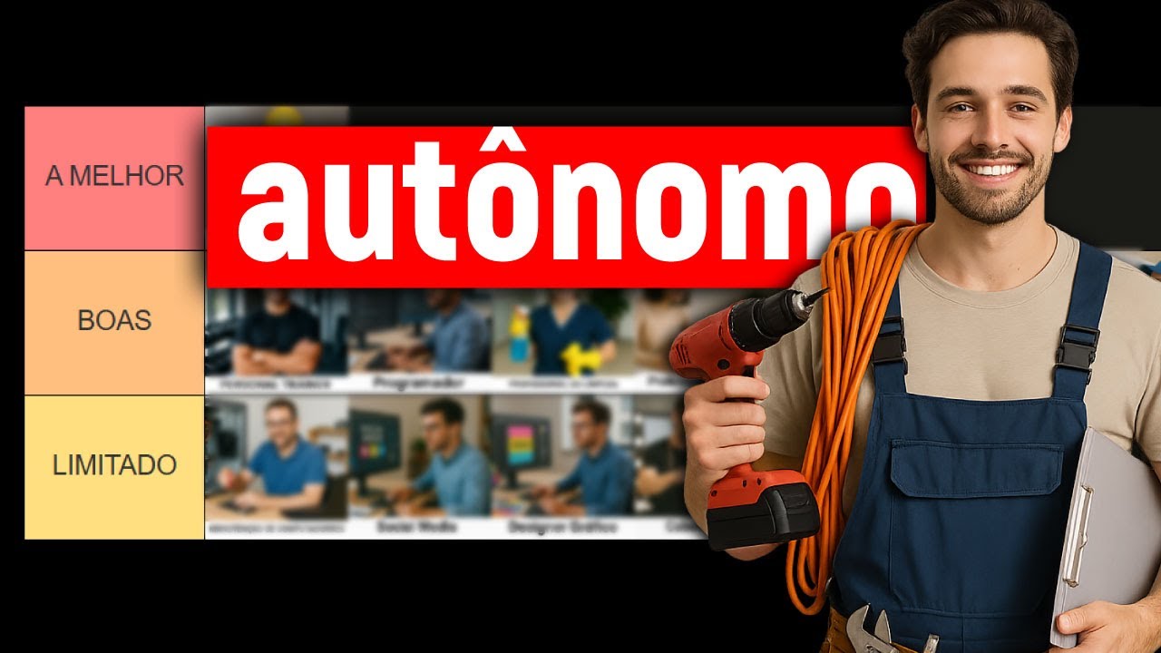 Ranking das MELHORES PROFISS&Otilde;ES para ser AUT&Ocirc;NOMO (as 20 MAIS EM ALTA)
