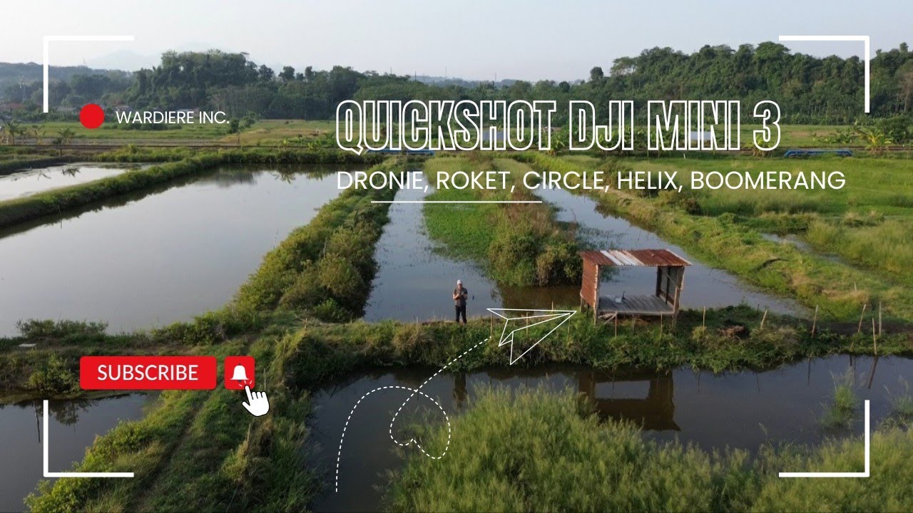 Tes Fitur Quickshot Drone DJI Mini 3 || Salah satu fitur Quickshot dari Dji mini 3