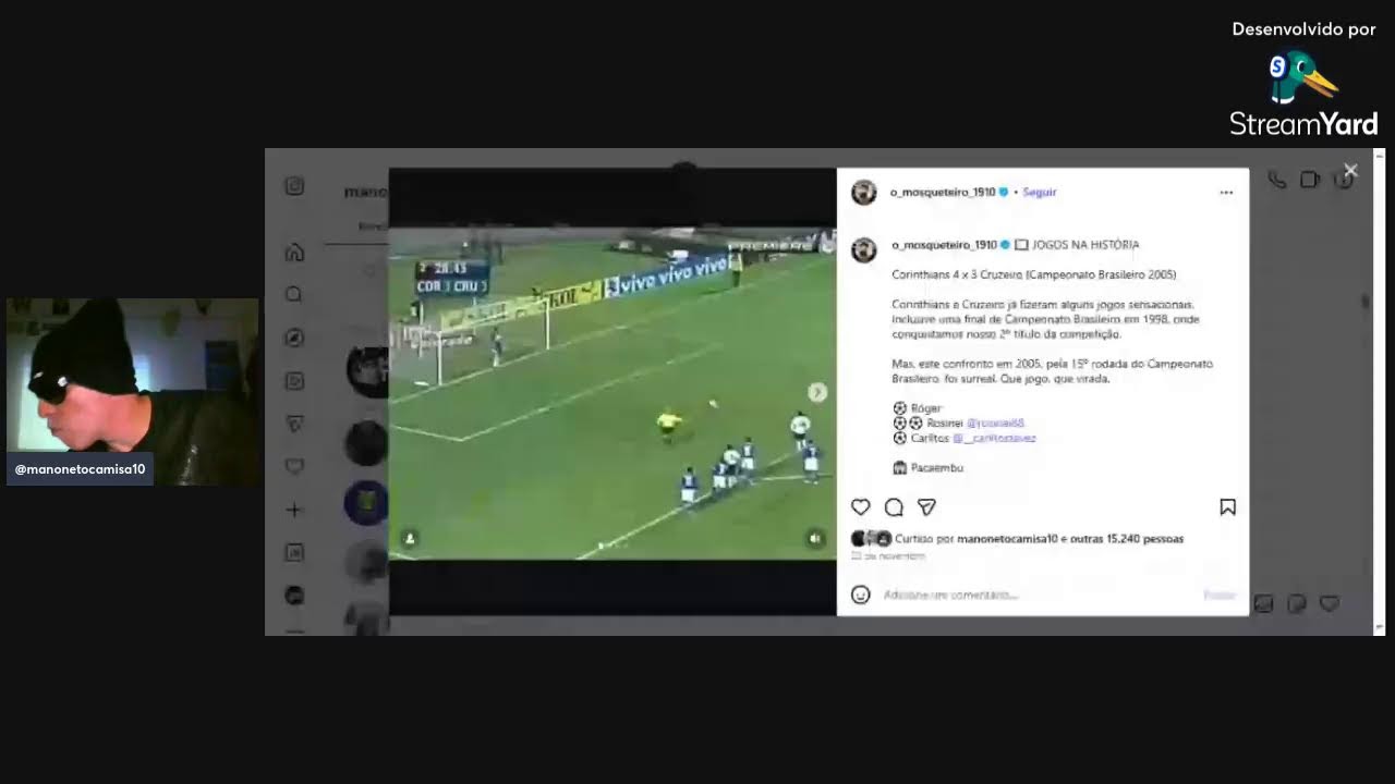 Corinthians x Juventude - Brasileirão 2025 - NOSSO AQUECIMENTO